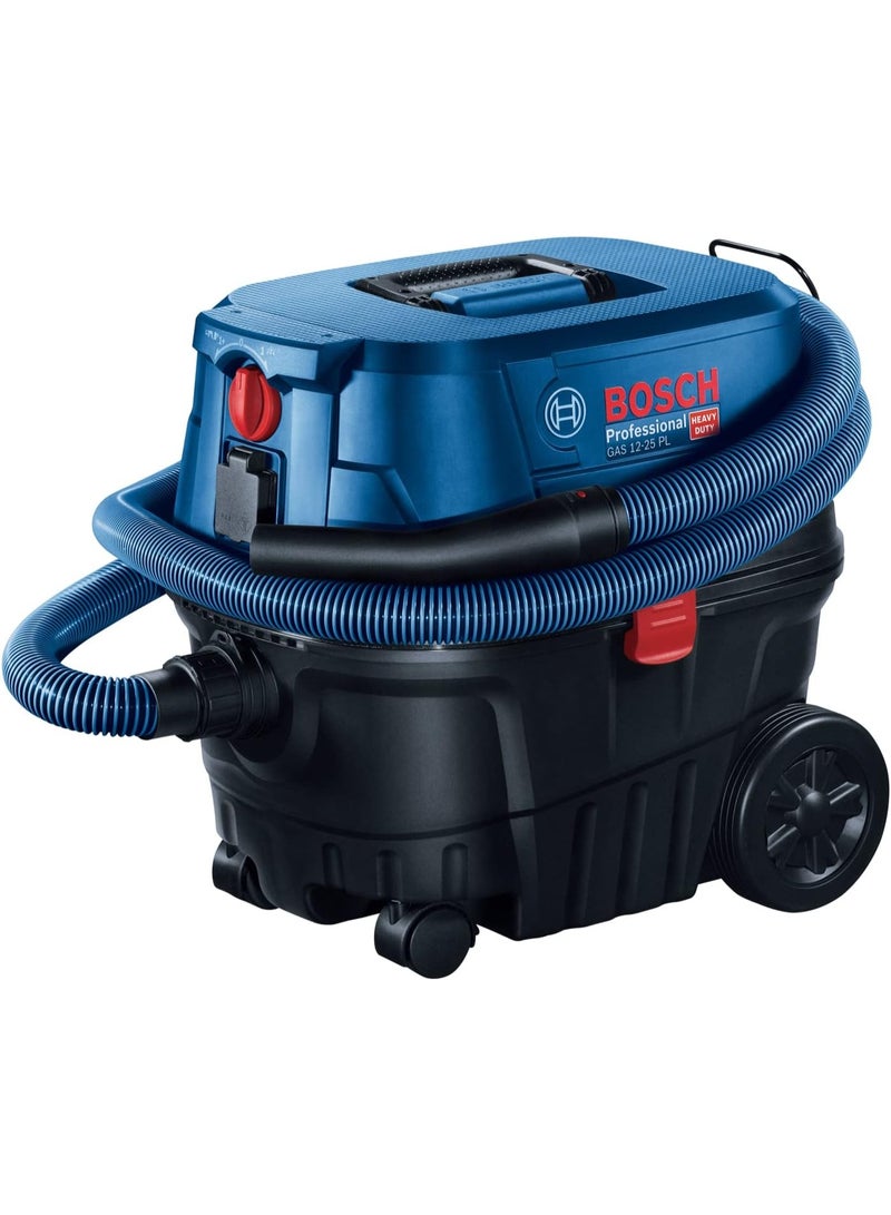 BOSCH Professional GAS 12-25 PL Wet and Dry Vacuum Cleaner – 1250W Industrial Dust Extractor with H13 HEPA Filter, Patented Self-Cleaning Technology, 25L Capacity & Power Tool Take-Off Socket - Image 2